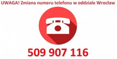 Nowy numer telefonu - Wrocław